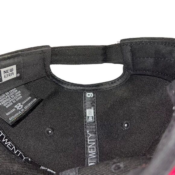 New Era 9Twenty Las Vegas Aces WNBA Breast Cancer Awareness Adjustable Hat Black - Picture 7 of 9